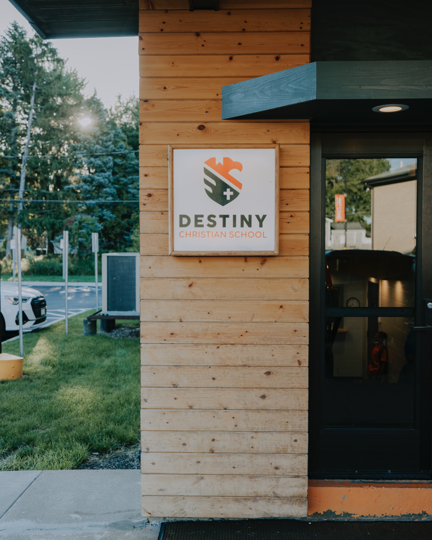 The entrance to Destiny Christian School